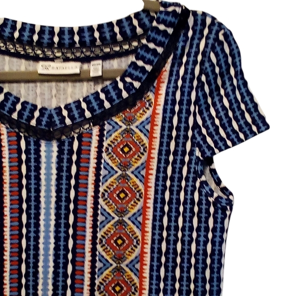 Raffella - Raffella Sportswear, Multi Color, 100% Cotton, Cap Sleeves , Round... - Picture 8 of 13